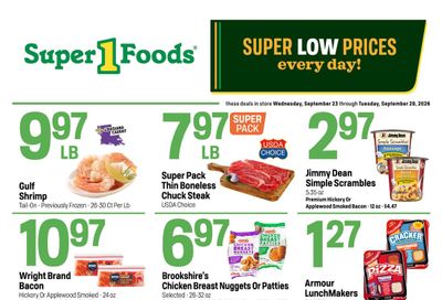 Super 1 Foods & Discount Pharmacy (Camden Area, AR) Hot Sheet Weekly Weekly Ad September 23 - 29, 2026
