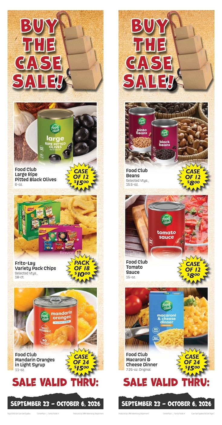A&B Family Foods Weekly Ad September 23 - 29, 2026