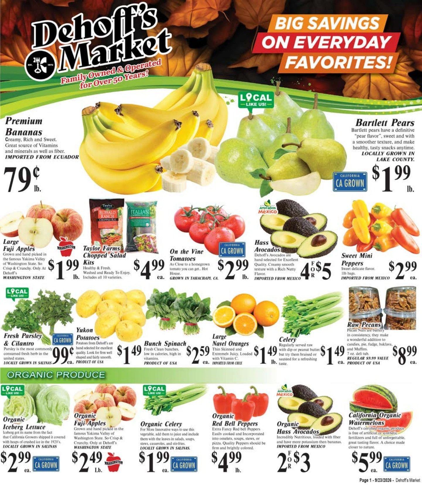 Dehoff's Key Markets Weekly Ad September 23 - 29, 2026