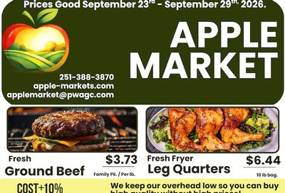Apple Market Fairhope Weekly Ad September 23 - 29, 2026
