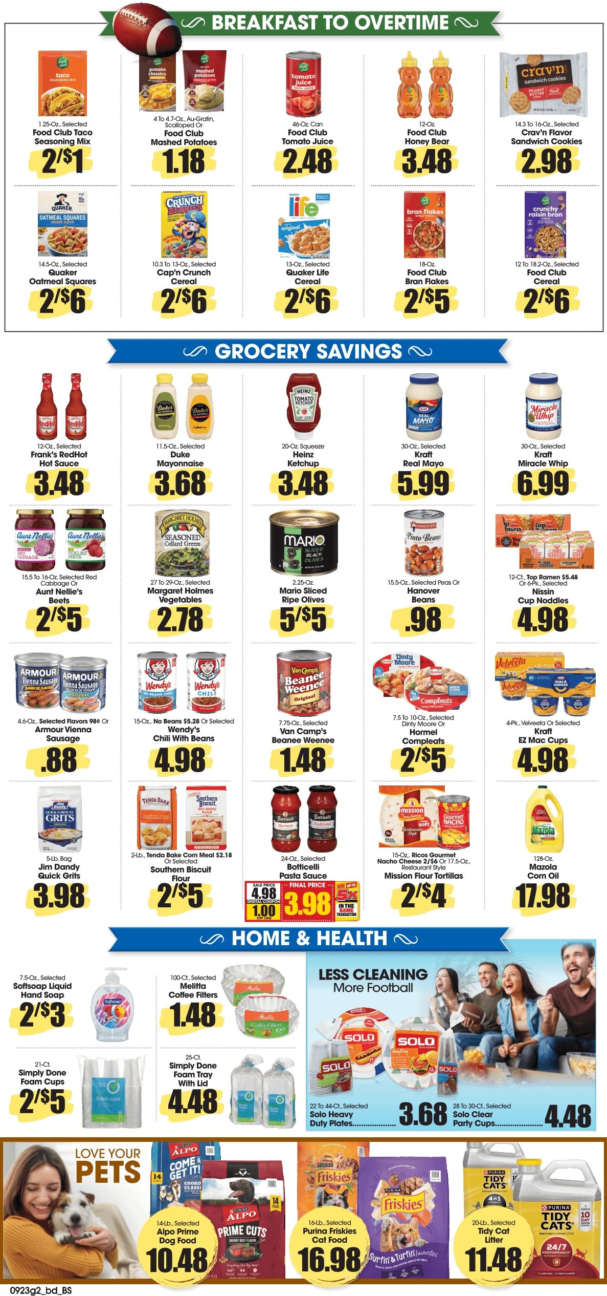 B&T's Food Fresh Market Weekly Ad September 23 - 29, 2026