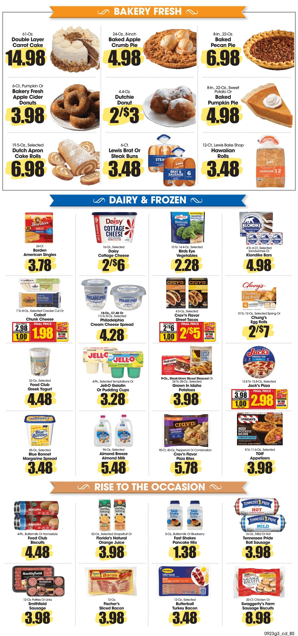 B&T's Food Fresh Market Weekly Ad September 23 - 29, 2026