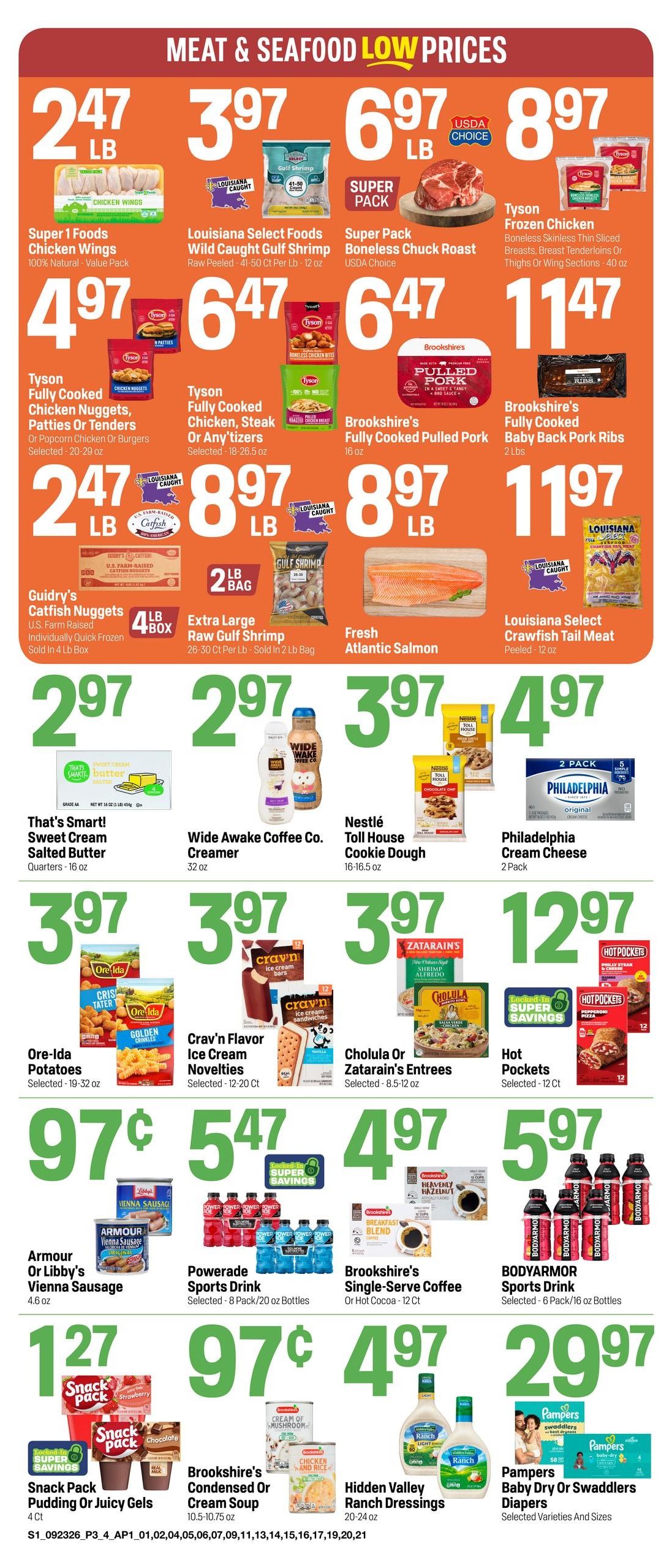 Super 1 Foods & Discount Pharmacy (Shreveport Area, LA) Weekly Ad September 23 - 29, 2026
