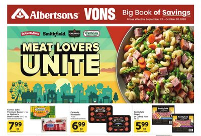 Albertsons (Alhambra Area, CA) Big Book of Savings Weekly Ad September 23 - October 20, 2026