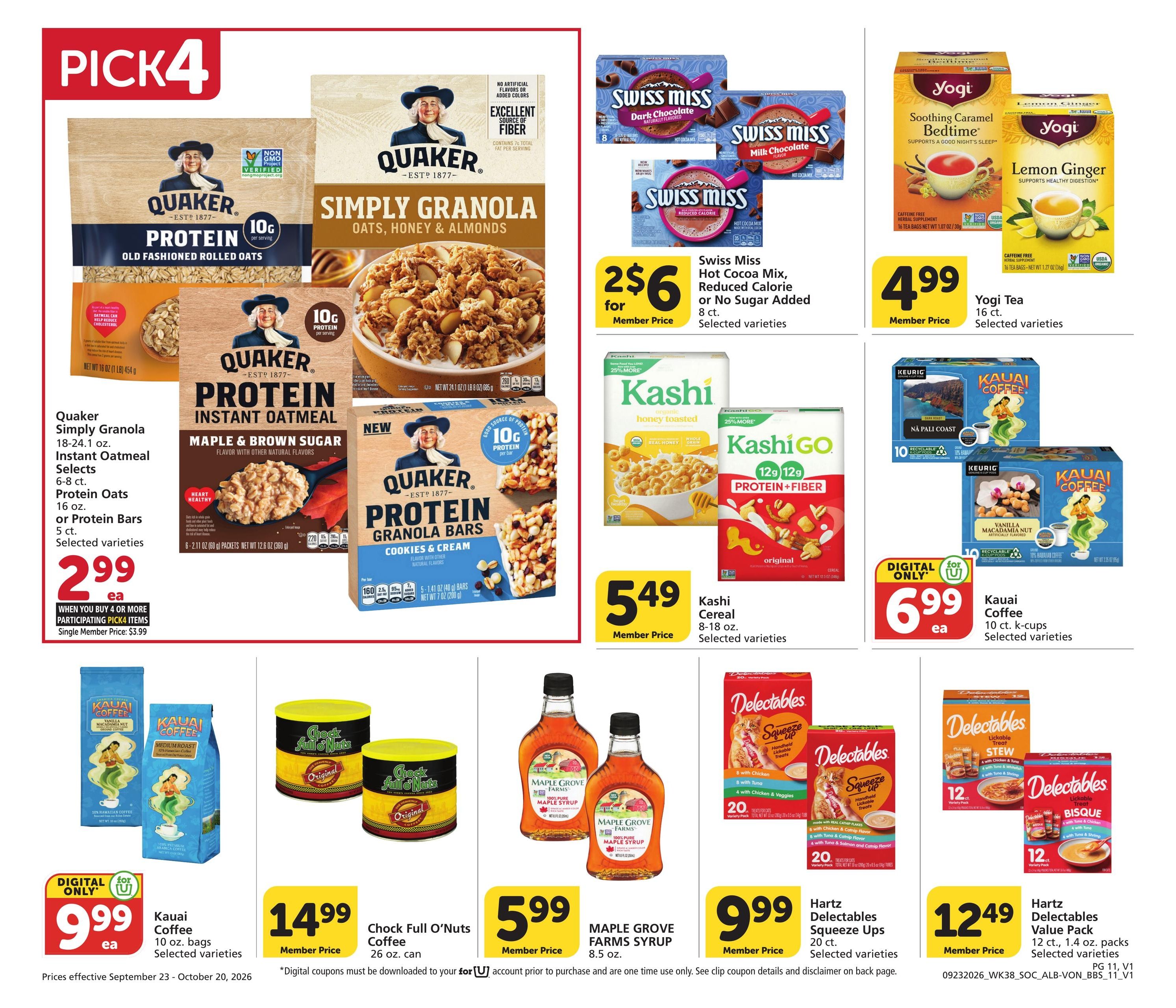 Albertsons (Alhambra Area, CA) Big Book of Savings Weekly Ad September 23 - October 20, 2026