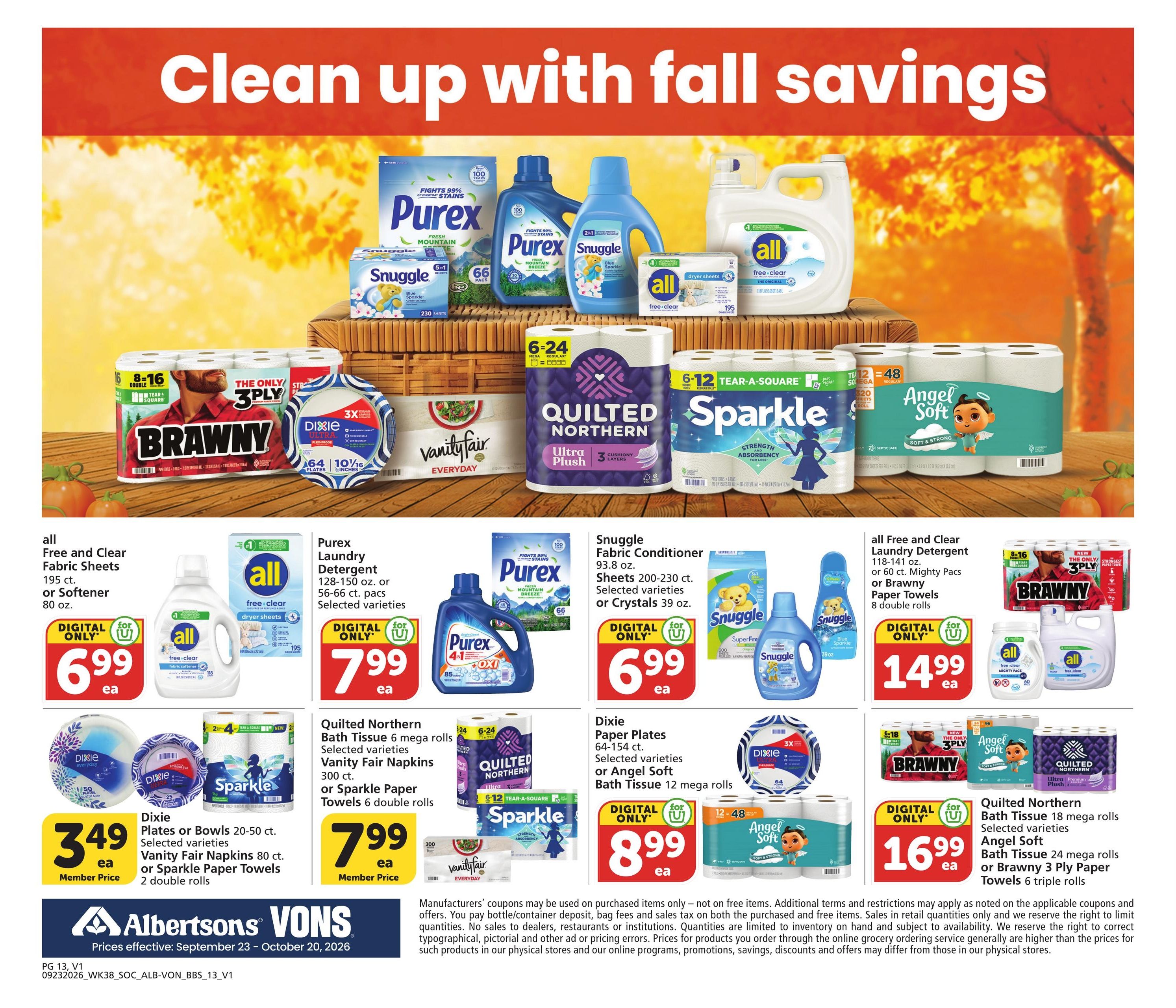 Albertsons (Alhambra Area, CA) Big Book of Savings Weekly Ad September 23 - October 20, 2026