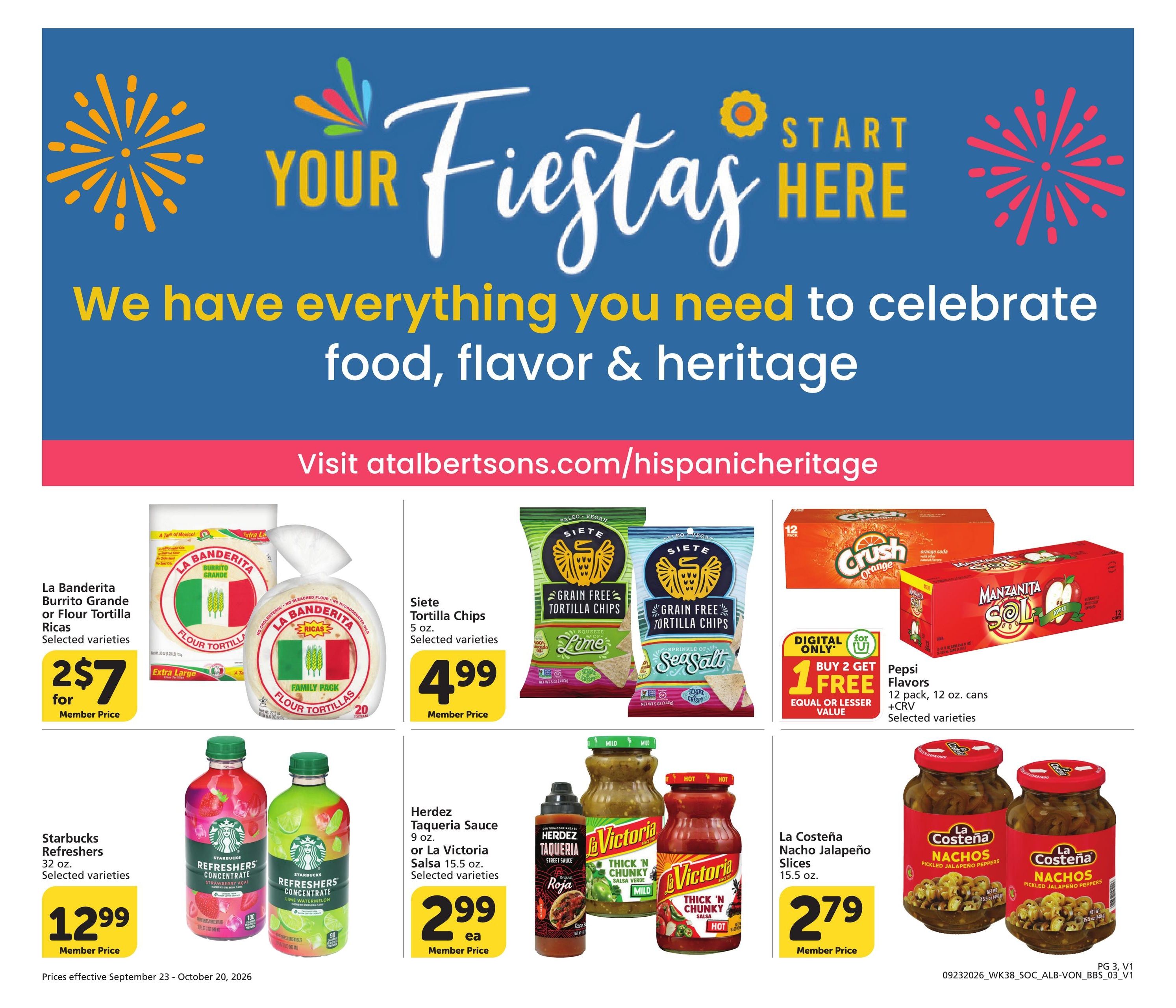 Albertsons (Alhambra Area, CA) Big Book of Savings Weekly Ad September 23 - October 20, 2026