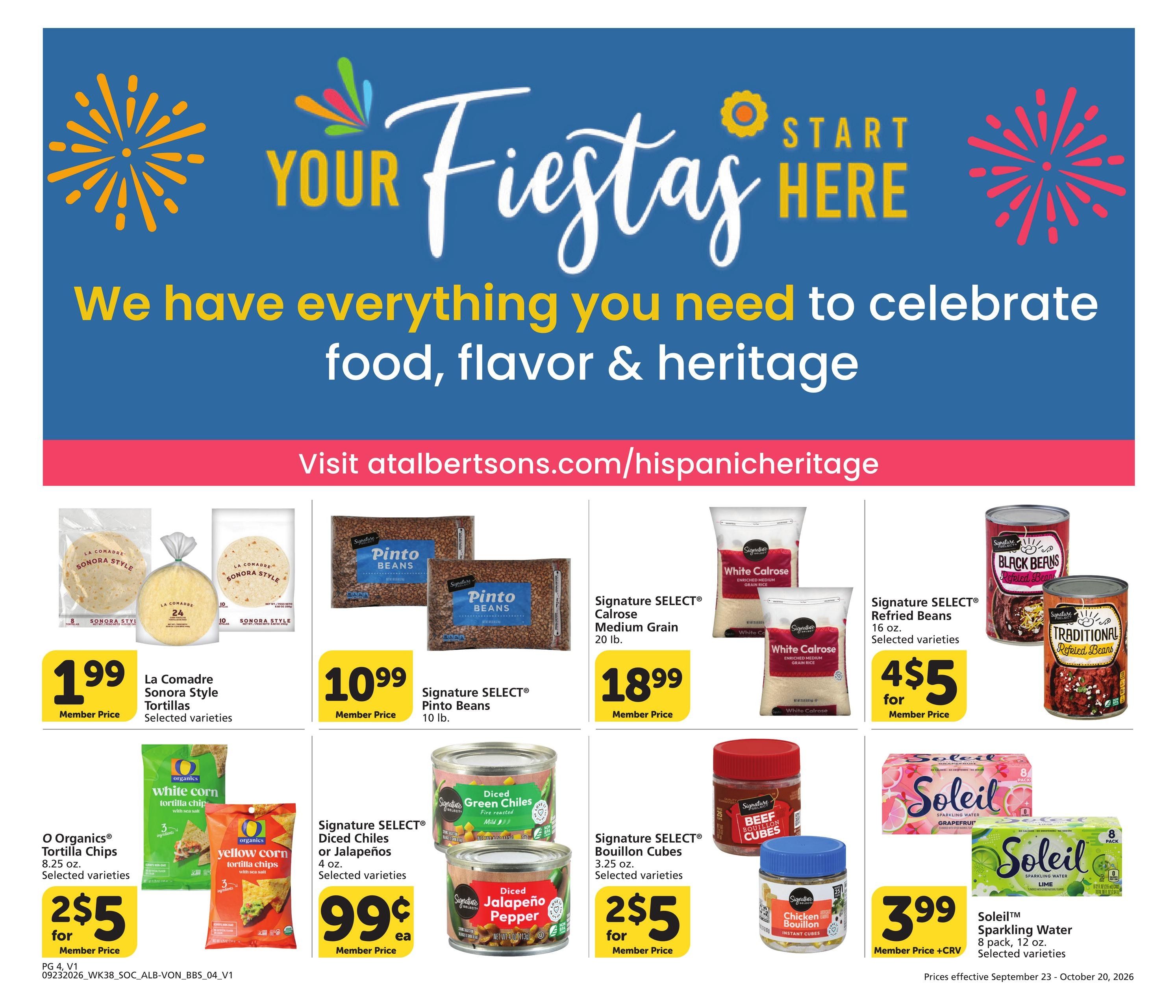Albertsons (Alhambra Area, CA) Big Book of Savings Weekly Ad September 23 - October 20, 2026