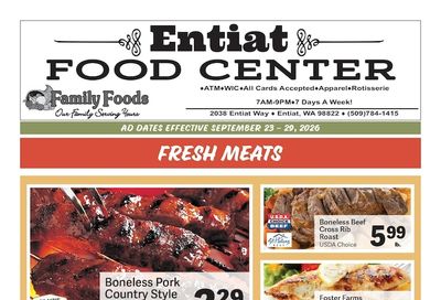Entiat Food Center Weekly Ad September 23 - 29, 2026