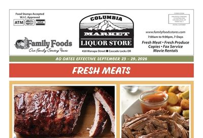 Columbia Market Weekly Ad September 23 - 29, 2026
