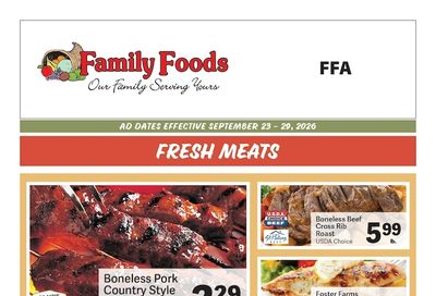 Glacier Family Foods Weekly Ad September 23 - 29, 2026