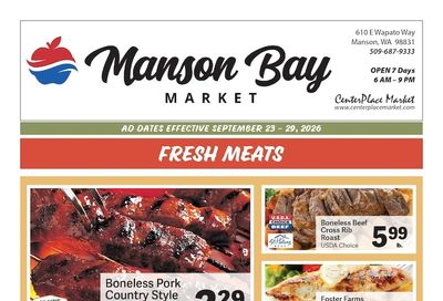 Manson Bay Market Weekly Ad September 23 - 29, 2026