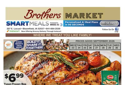Brothers Market (Bloomfield, IA) Weekly Ad September 23 - 30, 2026