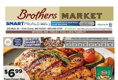 Brothers Market (Cole Camp, MO) Weekly Ad September 23 - 30, 2026