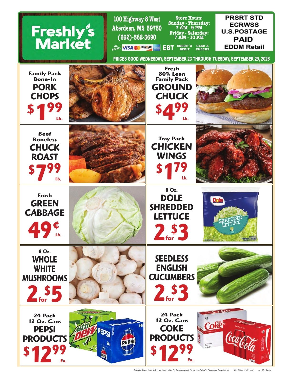 Freshly's Market Weekly Ad September 23 - 29, 2026