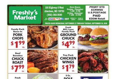 Freshly's Market Weekly Ad September 23 - 29, 2026