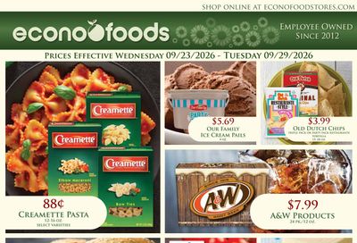 Econofoods Weekly Ad September 23 - 29, 2026