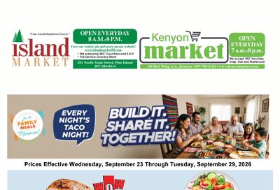 Kenyon Market Weekly Ad September 23 - 29, 2026