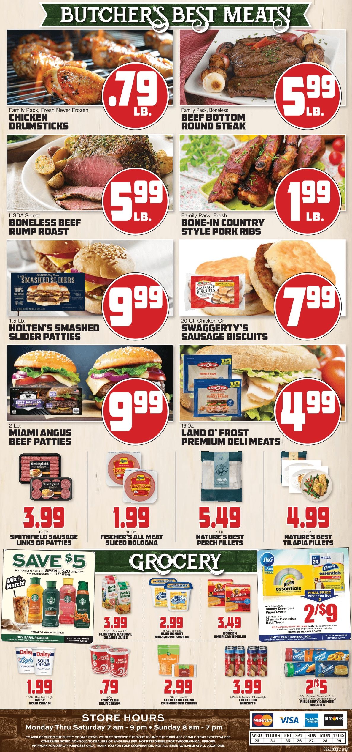 Quality Foods (Anderson and Greer, SC) Weekly Ad September 23 - 29, 2026