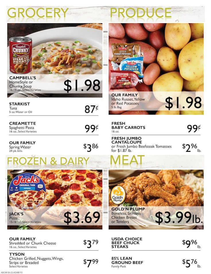 Adams Super Foods Weekly Ad September 23 - 29, 2026