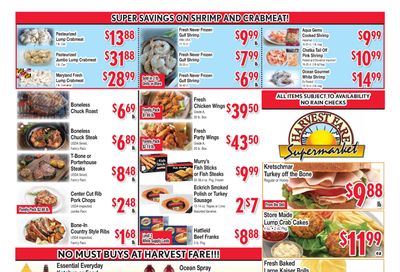Harvest Fare (Maryland) Weekly Ad September 23 - October 6, 2026