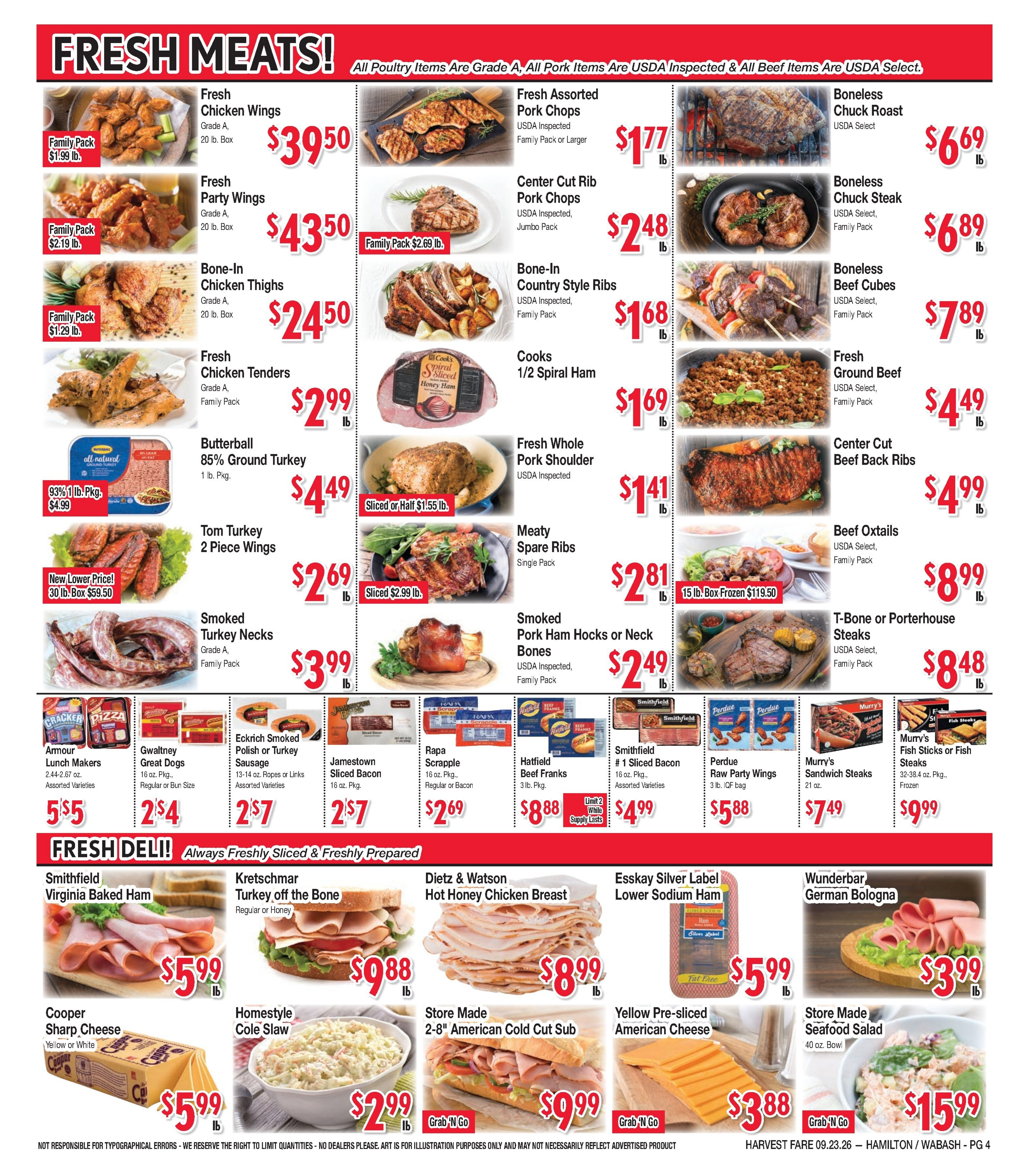 Harvest Fare (Maryland) Weekly Ad September 23 - October 6, 2026