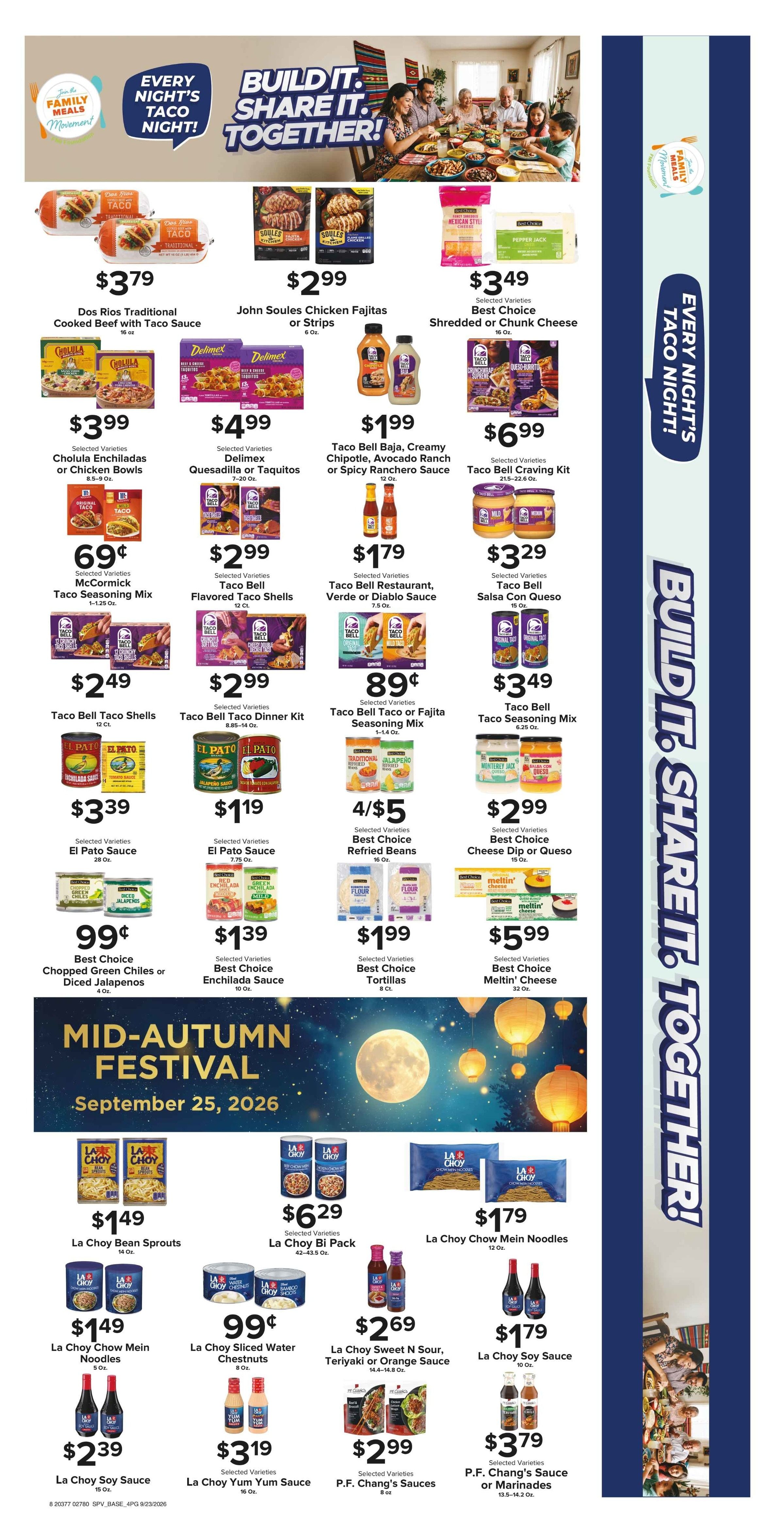 Muncy's Supermarket Build It - Share It - Together Weekly Ad September 23 - 29, 2026