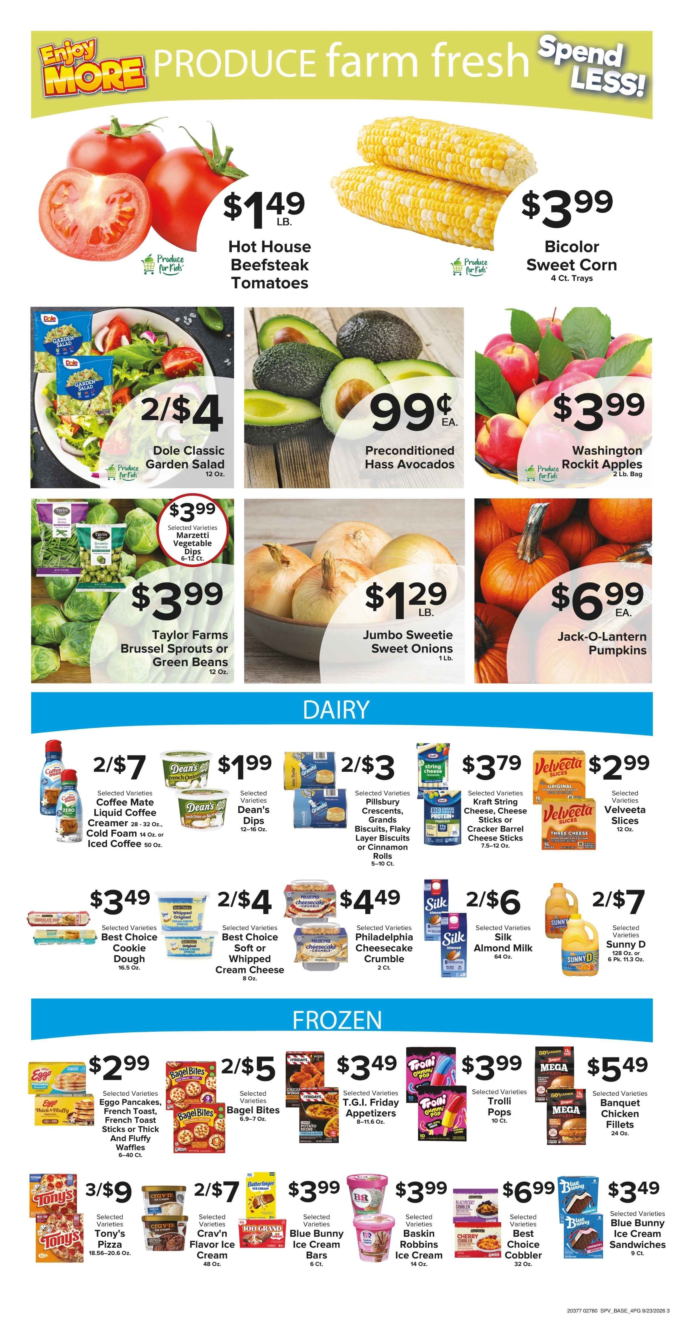 Muncy's Supermarket Build It - Share It - Together Weekly Ad September 23 - 29, 2026