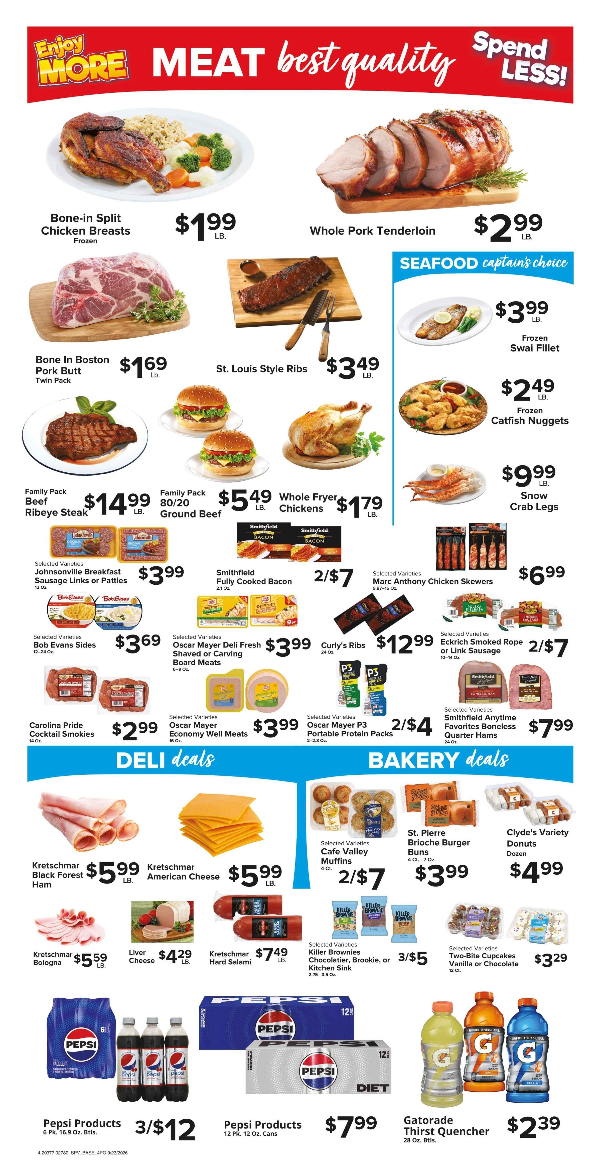 Muncy's Supermarket Build It - Share It - Together Weekly Ad September 23 - 29, 2026
