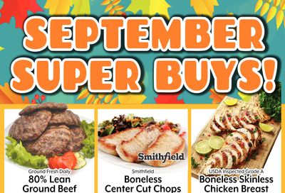 Jones' Food Center September SUPERBUYS! Weekly Ad September 23 - 29, 2026