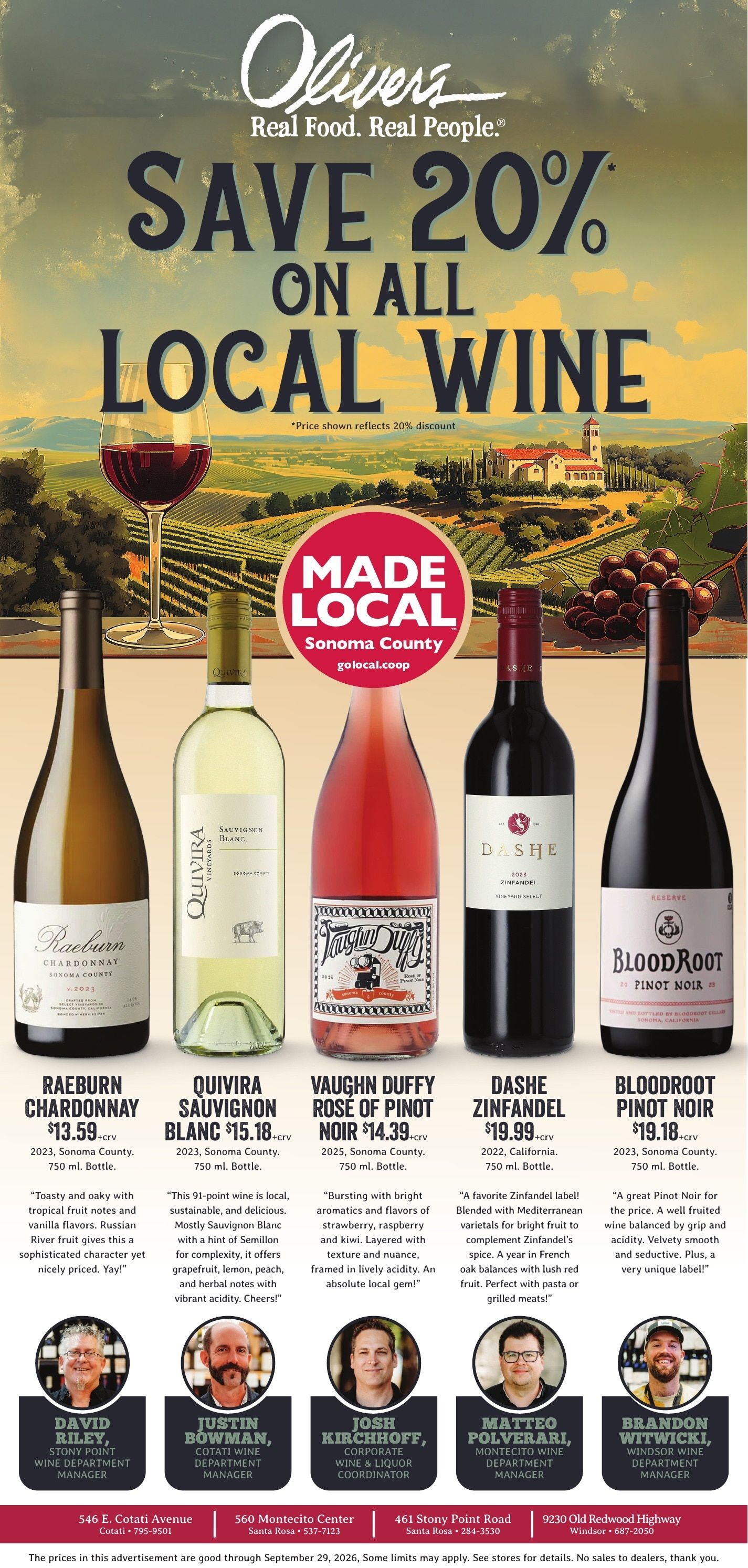 Oliver's Market Press Democrat Weekly Ad September 23 - 29, 2026