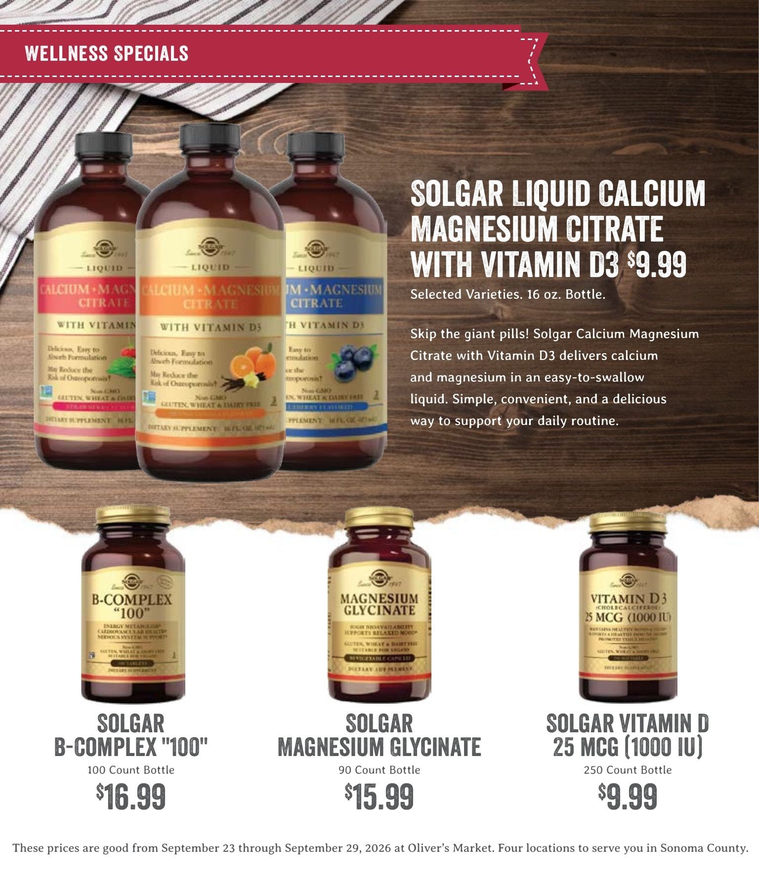 Oliver's Market Weekly Ad September 23 - 29, 2026