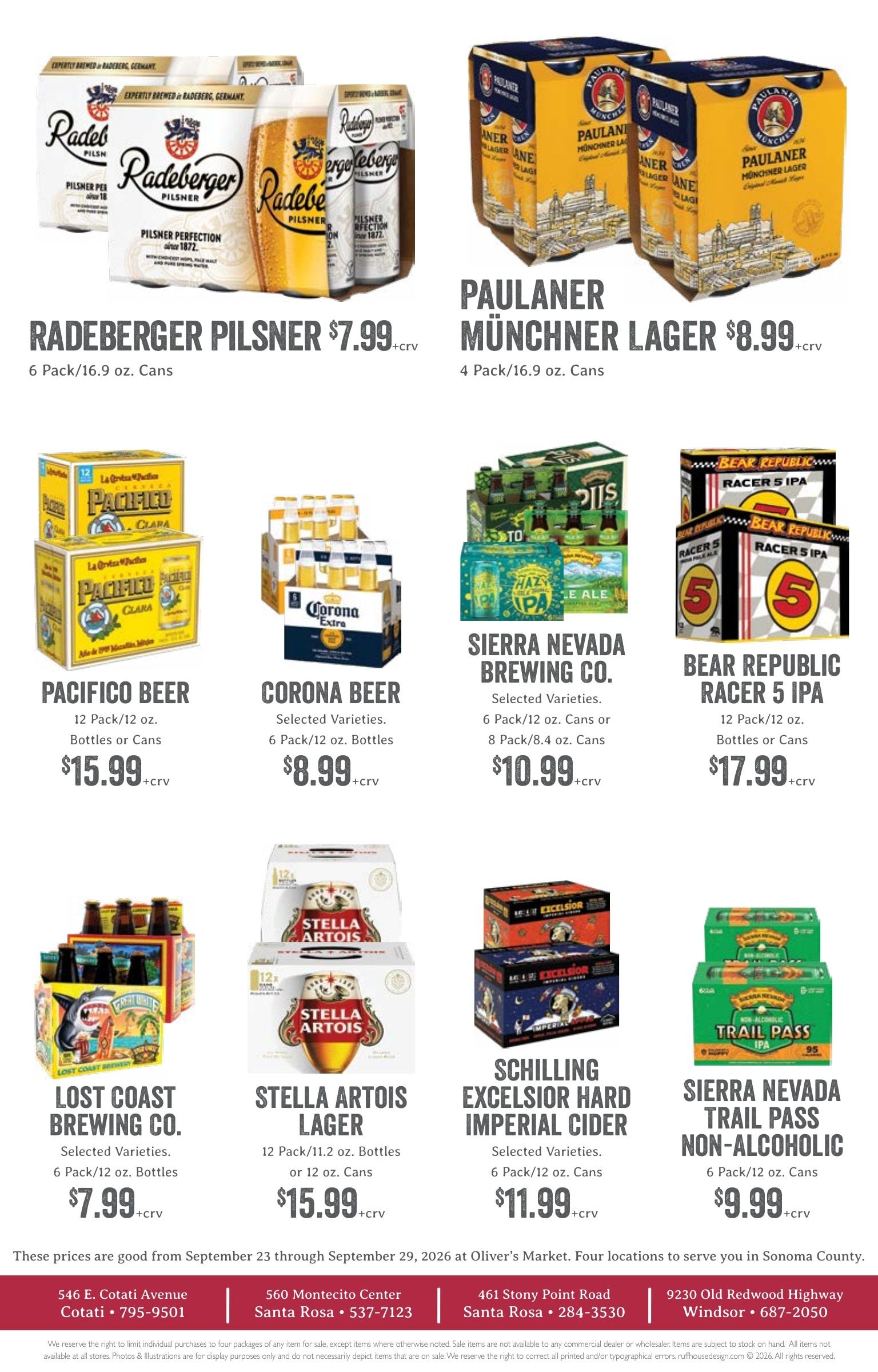 Oliver's Market Weekly Ad September 23 - 29, 2026