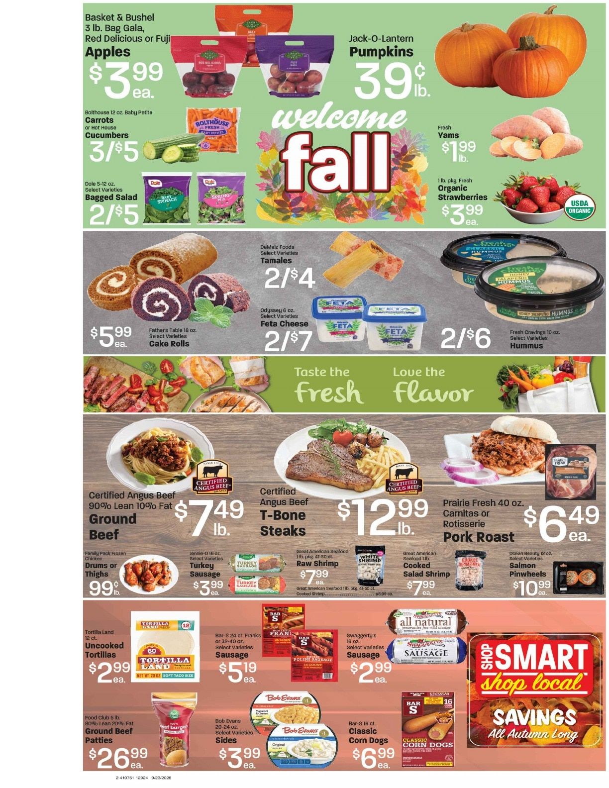 Honey's Marketplace (260 East 300 South, Kanab, UT) Weekly Ad September 23 - 29, 2026