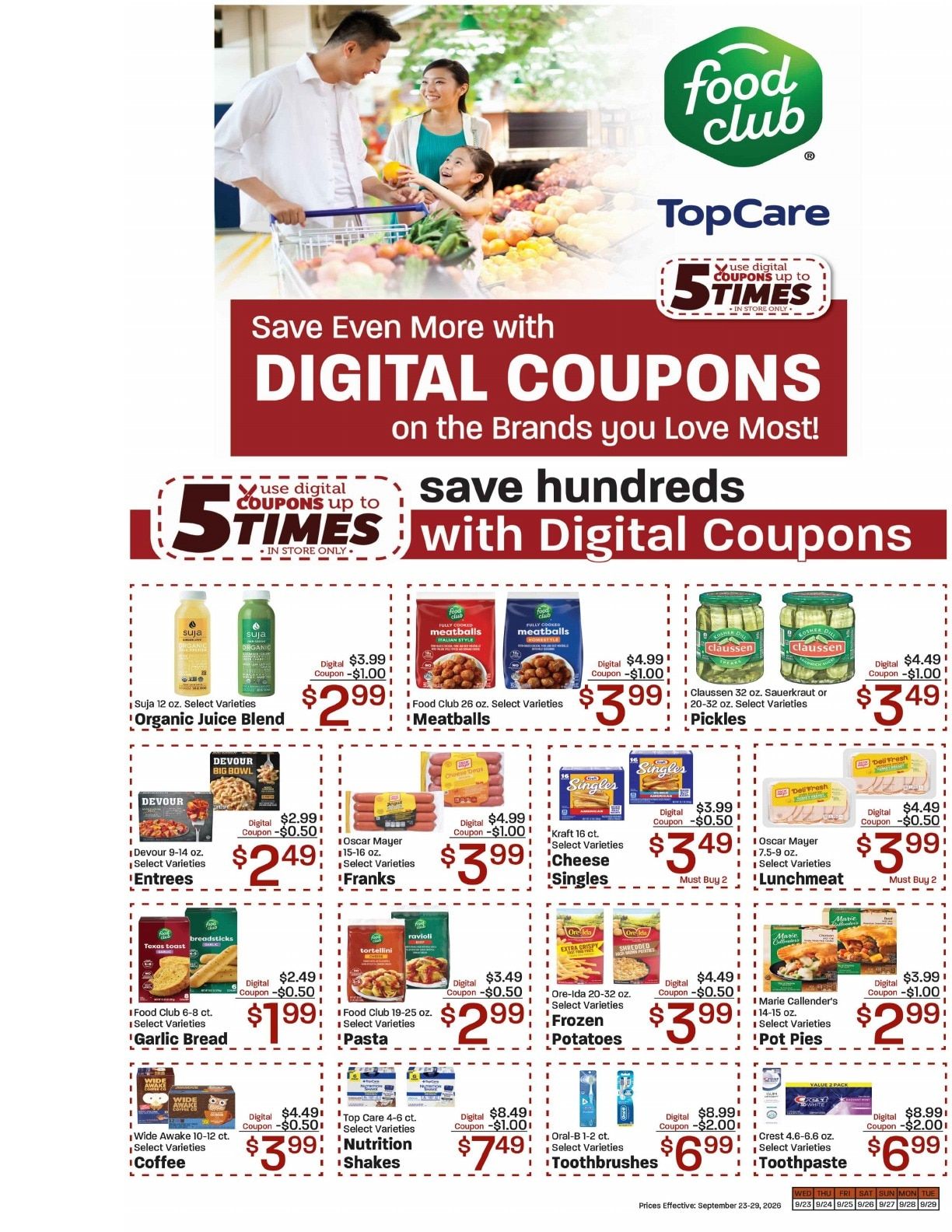 Honey's Marketplace (260 East 300 South, Kanab, UT) Weekly Ad September 23 - 29, 2026