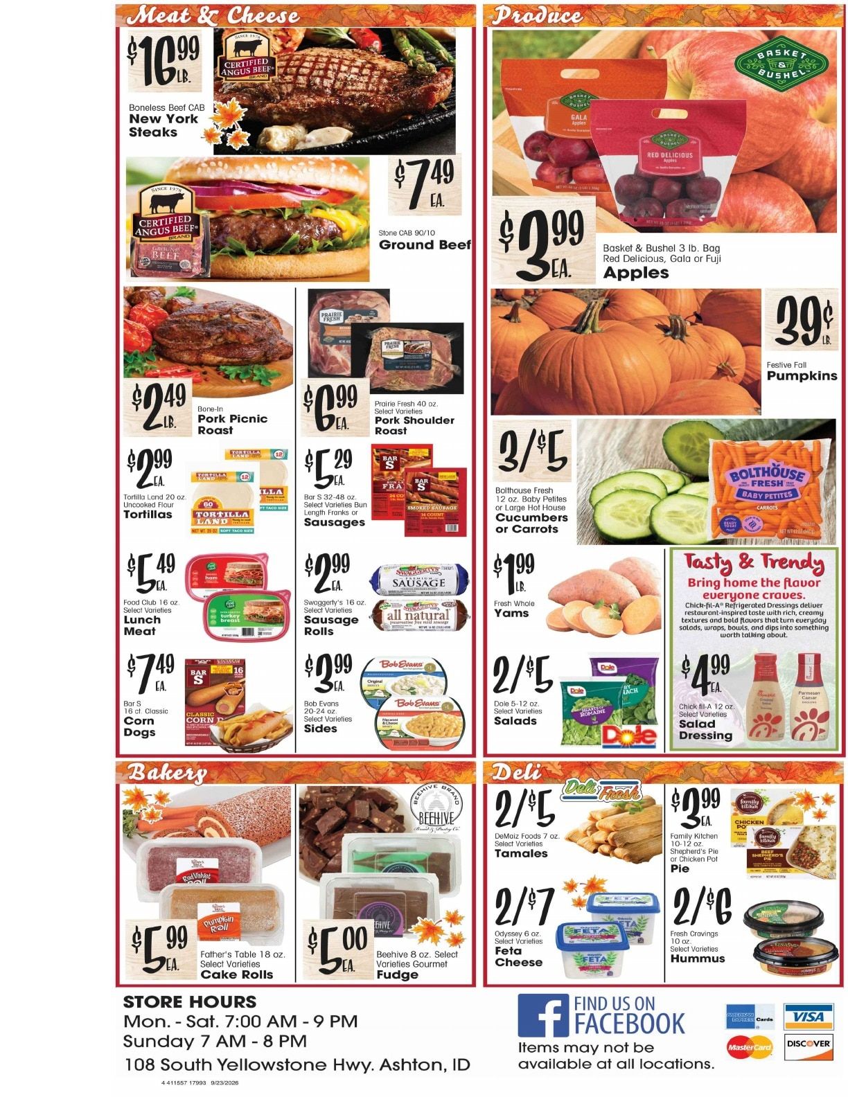 Dave's Jubilee Weekly Ad September 23 - 29, 2026