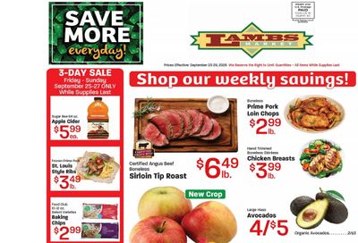 Lamb's Market Weekly Ad September 23 - 29, 2026