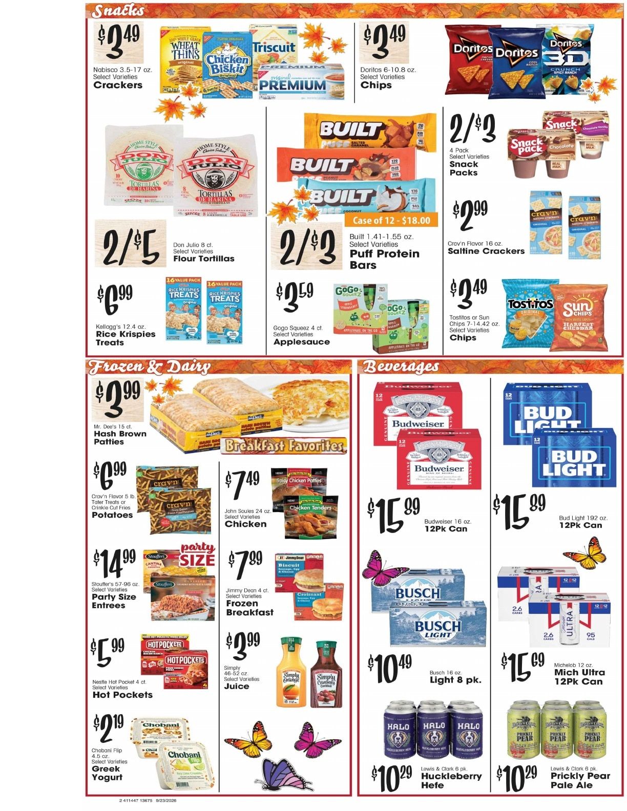 Canyon Foods Weekly Ad September 23 - 29, 2026