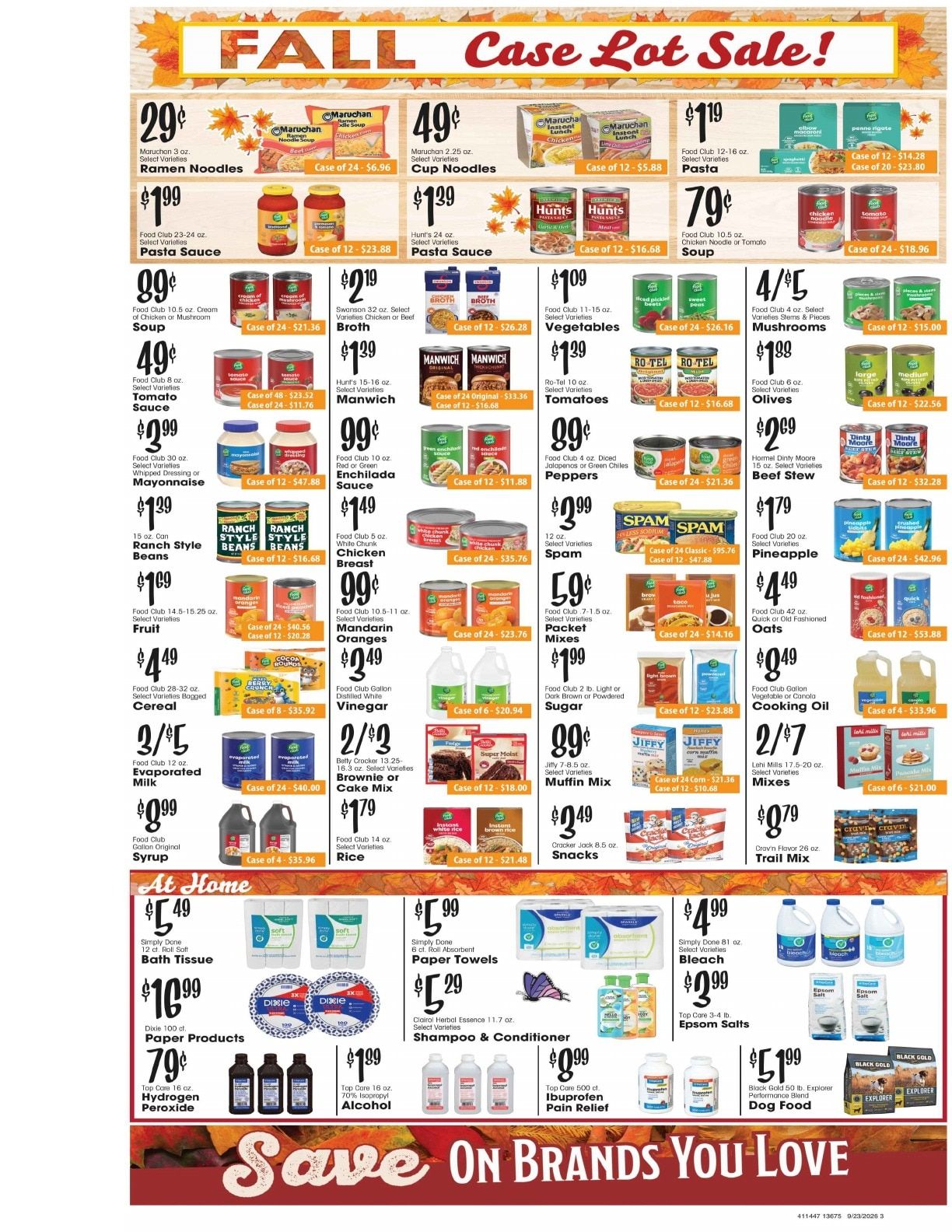 Canyon Foods Weekly Ad September 23 - 29, 2026