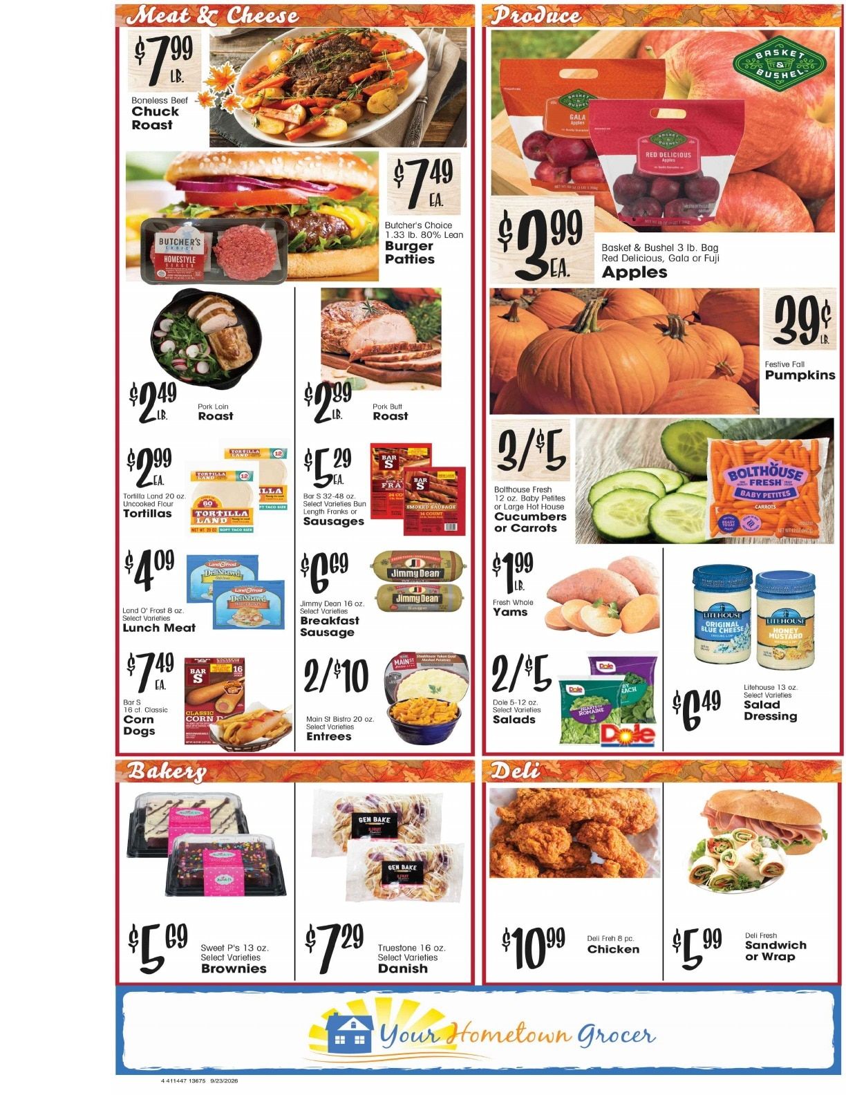Canyon Foods Weekly Ad September 23 - 29, 2026