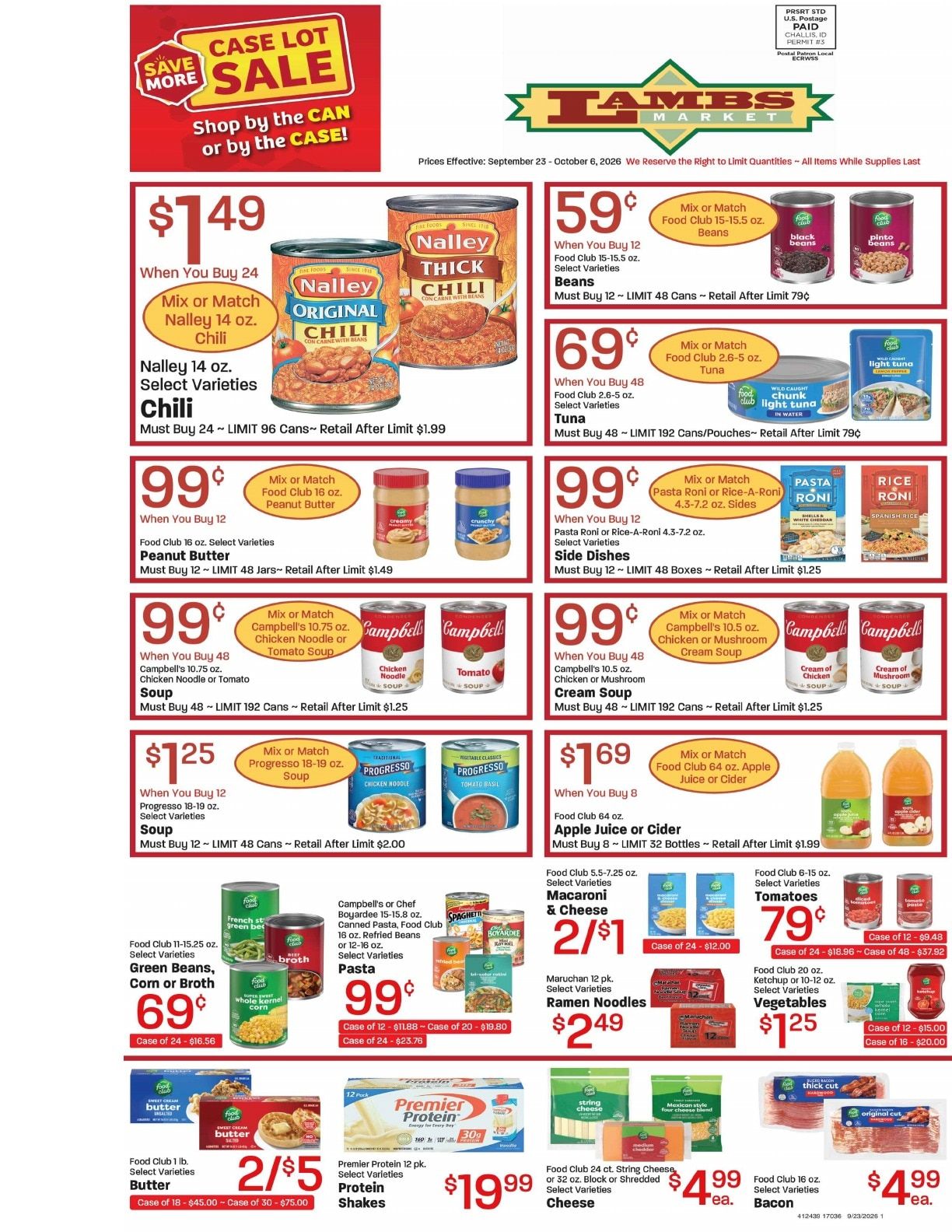 Lamb's Market Weekly Ad September 23 - October 6, 2026