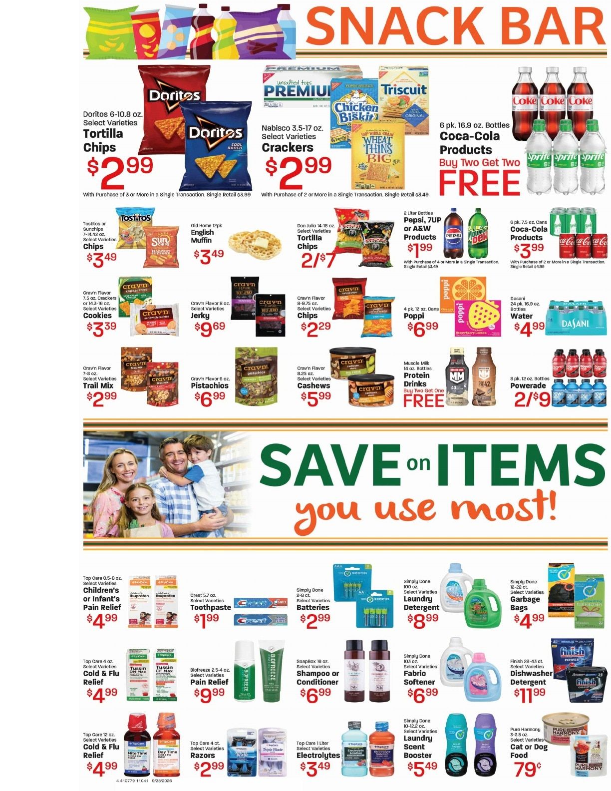 Bee's Marketplace Weekly Ad September 23 - 29, 2026