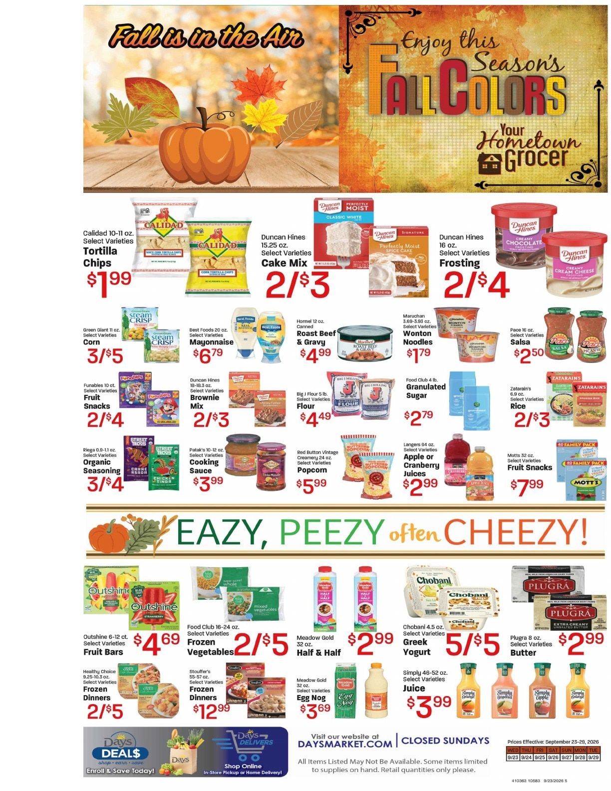 Day's Market Weekly Ad September 23 - 29, 2026