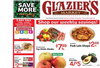 Glazier's Market Weekly Ad September 23 - 29, 2026