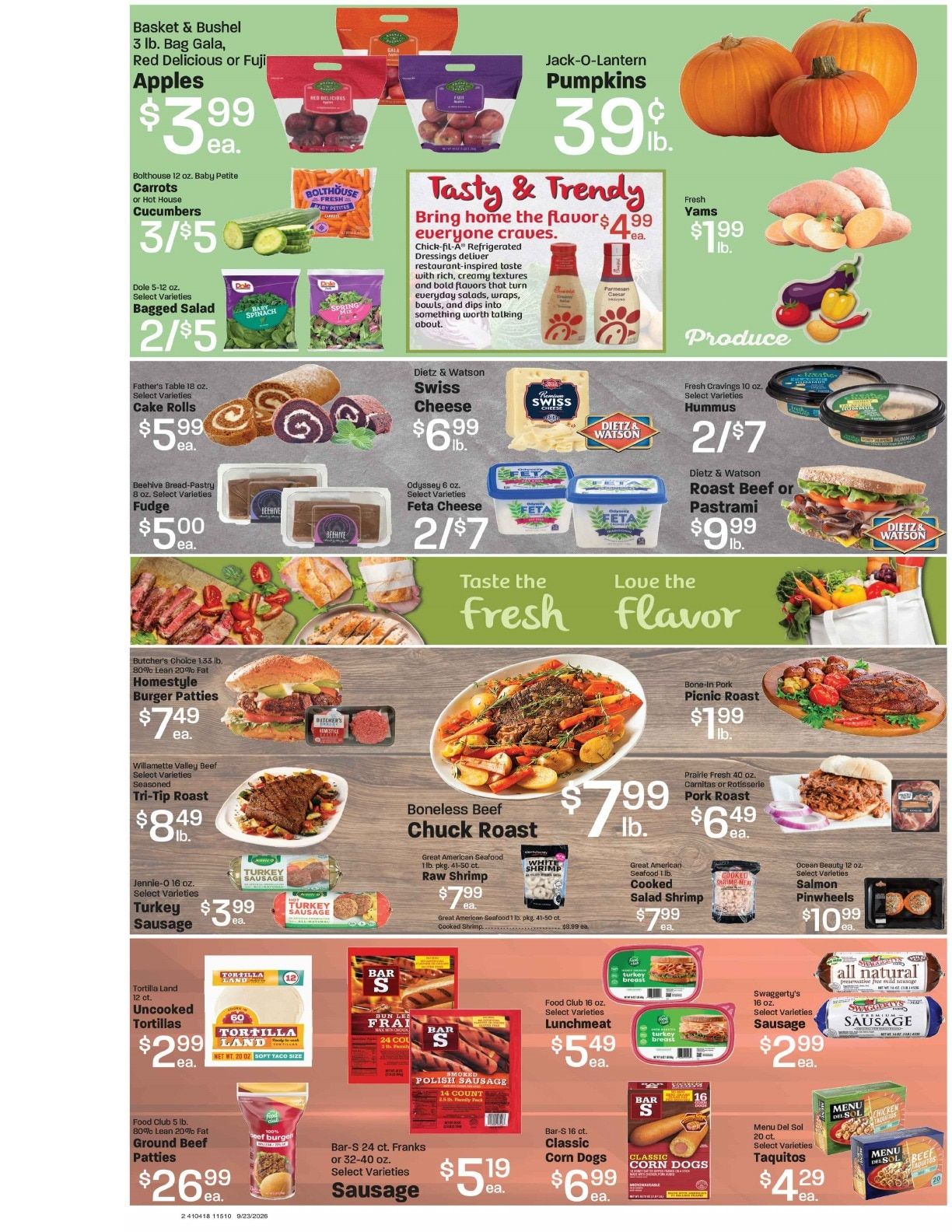 Glazier's Market Weekly Ad September 23 - 29, 2026