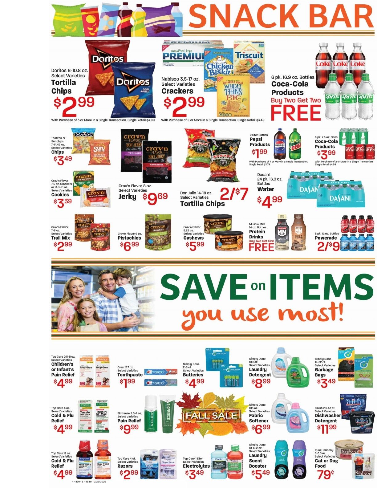 Glazier's Market Weekly Ad September 23 - 29, 2026