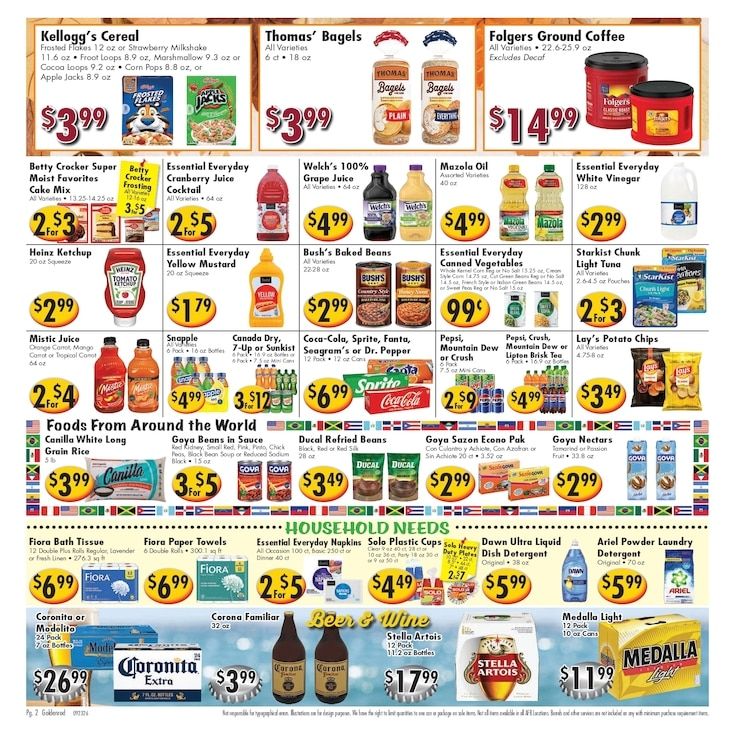 Ideal Food Basket (4075 South Goldenrod Road, Orlando, FL) Weekly Ad September 23 - 29, 2026
