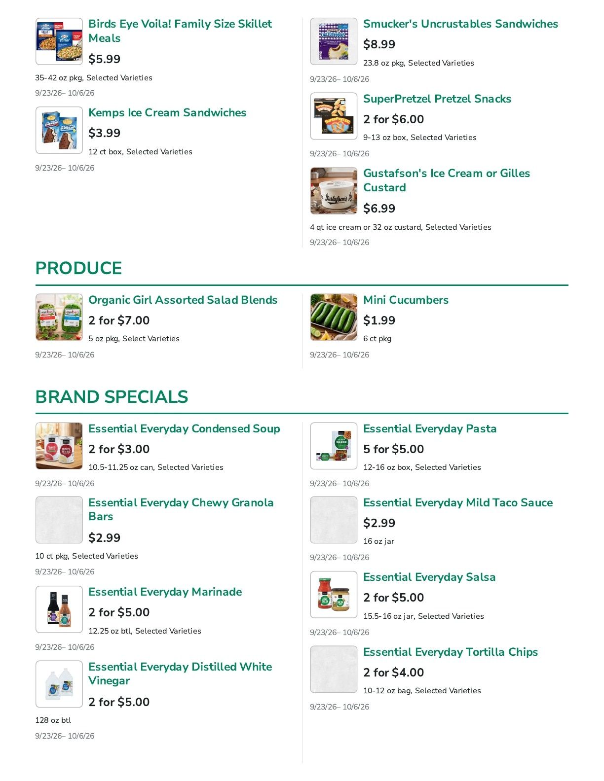 Lake Mills Market Weekly Ad September 23 - October 6, 2026