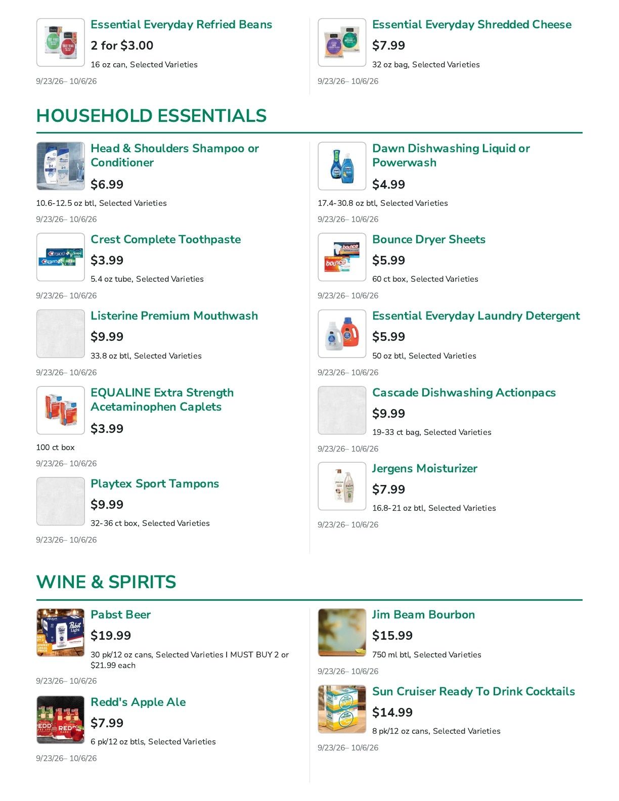 Lake Mills Market Weekly Ad September 23 - October 6, 2026