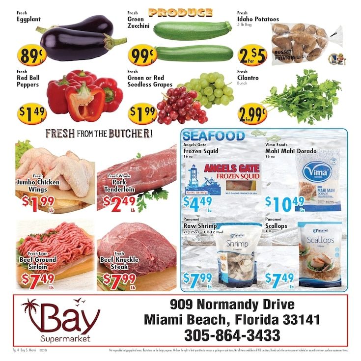 Ideal Food Basket (909 Normandy Drive, Miami Beach, FL) Weekly Ad September 30 - October 6, 2026